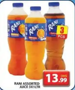 Grand Hyper Market RANI ASSORTED JUICE 3X1LTR offer