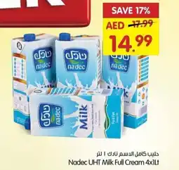 Gala Supermarket Nadec UHT Milk Full Cream 4x1Lt offer