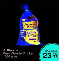 Choithrams Al Khazna Fresh Whole Chicken 1000 gms offer