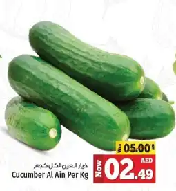 Kenz Hypermarket Cucumber Al Ain Per Kg offer