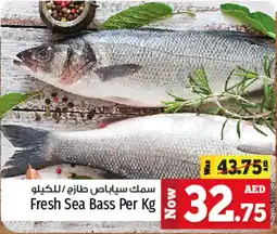 Kenz Hypermarket Fresh Sea Bass Per Kg offer