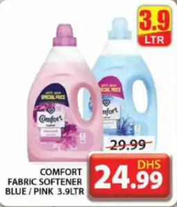 Grand Hyper Market COMFORT FABRIC SOFTENER BLUE PINK 3.9LTR offer