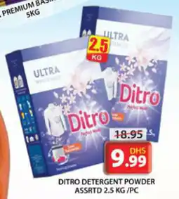 Grand Mall Sharjah DITRO DETERGENT POWDER ASSRTD 2.5KG / PC offer