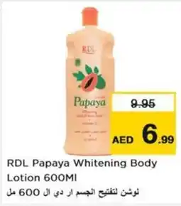 Nesto RDL Papaya Whitening Body Lotion 600MI offer