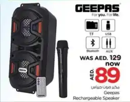 Nesto Geepas Rechargeable Speaker offer