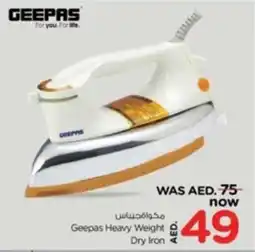 Nesto Geepas Heavy Weight Dry Iron offer