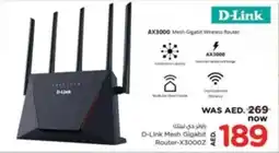 Nesto D-Link Mesh Gigabit Router-X3000Z offer