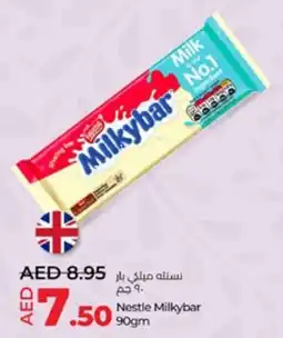 Lulu Hypermarket Nestle Milkybar 90gm offer