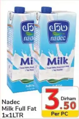 Day To Day Nadec Milk Full Fat 1 x 1Ltr offer