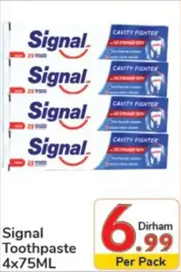 Day To Day Signal Toothpaste 4 x 75mL offer