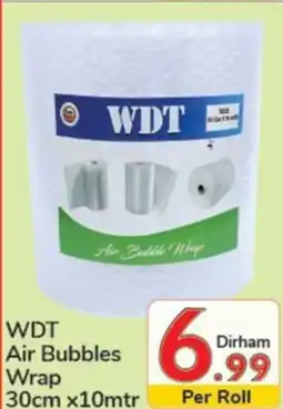 Day To Day WDT Air Bubbles Wrap 30cm x 10mtr offer