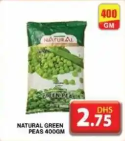 Grand Hyper Market NATURAL GREEN PEAS 400GM offer
