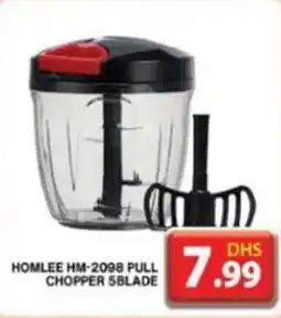 Grand Hyper Market HOMLEE HM-2098 PULL CHOPPER 5BLADE offer