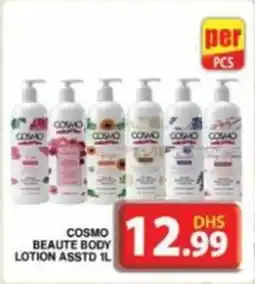 Grand Hyper Market COSMO BEAUTE BODY LOTION ASSTD 1L offer