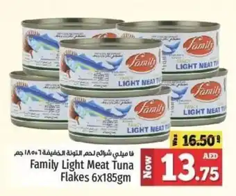 Kenz Hypermarket Family Light Meat Tuna Flakes 6x185gm offer