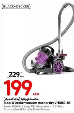 Carrefour Black & Decker vacuum cleaner dry VM1880-B5 offer