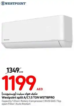 Carrefour Westpoint split A/C1.5 TON WST18PRO offer