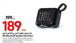 Carrefour JBL Bluetooth speaker GO4 black offer