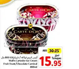 Union Coop Wall's Cartedor Ice Cream Fruit Feast Chocolate Carnival 800ml offer