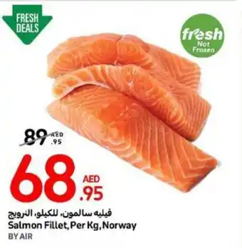 Carrefour Salmon Fillet, Per Kg offer