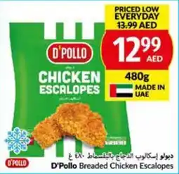 Viva D'Pollo Breaded Chicken Escalopes 480g offer