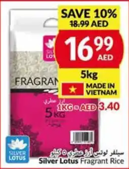 Viva Silver Lotus Fragrant Rice 5kg offer