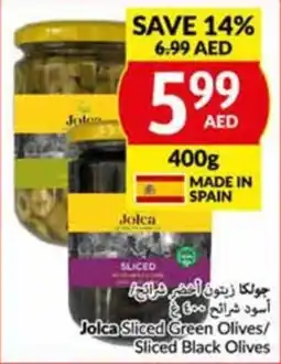 Viva Jolca Sliced Green Olives/ Sliced Black Olives 400g offer