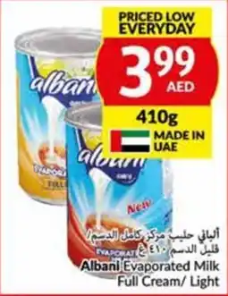 Viva Albani Evaporated Milk Full Cream/Light 410g offer