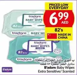 Viva B'adore Baby Wipes Extra Sensitive/Scented 82's offer