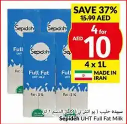 Viva Sepideh UHT Full Fat Milk 4x1L offer
