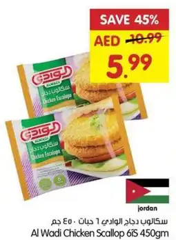 Gala Supermarket Al Wadi Chicken Scallop 6iS 450gm offer