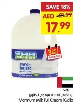 Gala Supermarket Marmum Milk Full Cream 1Gallon offer