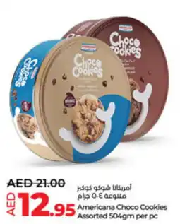 Lulu Hypermarket Americana Choco Cookies Assorted 504gm per pc offer