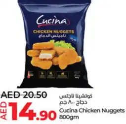 Lulu Hypermarket Cucina Chicken Nuggets 800gm offer