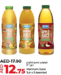 Lulu Hypermarket Marmum Juice 1Ltr x 3 Assorted offer