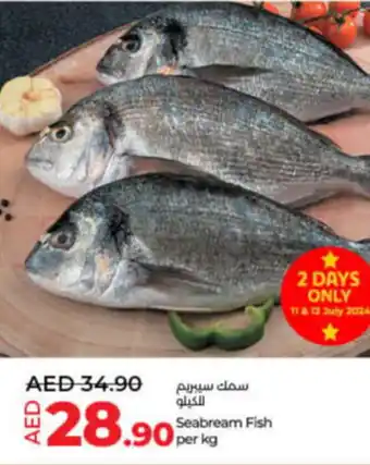 Lulu Hypermarket Seabream Fish offer