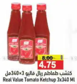 Aswaq Ramez Real Value Tomato Ketchup 3 x 340mL offer