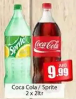 Coca Cola / Sprite 2 x 2Ltr