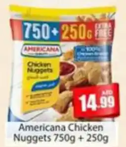 Amber Americana Chicken Nuggets 750g + 250g offer