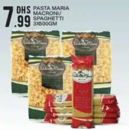 PASTA MARIA MACRONI SPAGHETTI 3X500GM