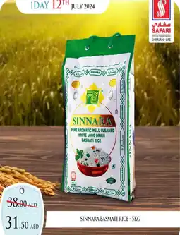 Safari Hypermarket SINNARA BASMATI RICE 5KG offer