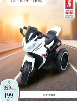 Safari Hypermarket RIDE ON BIKE offer