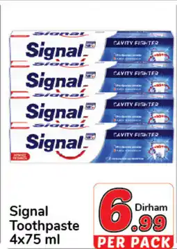 Day To Day Signal Toothpaste 4x75 ml offer