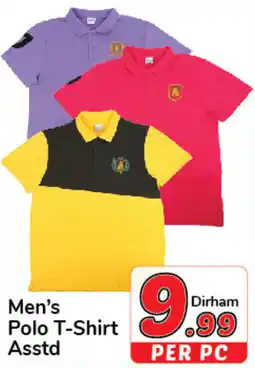 Day To Day Men's Polo T-Shirt Asstd offer