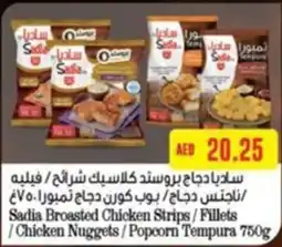 Megamart Sadia Broasted Chicken Strips/Fillets / Chicken Nuggets / Popcorn Tempura 750g offer