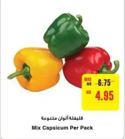 Megamart Mix Capsicum Per Pack offer