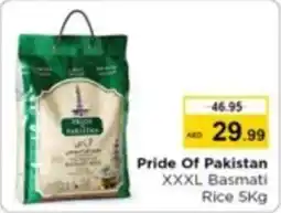 Nesto Pride Of Pakistan XXXL Basmati Rice 5Kg offer