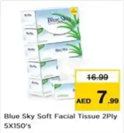 Nesto Blue Sky Soft Facial Tissue 2Ply 5X150's offer