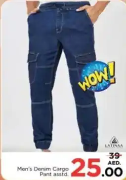 Nesto Men's Denim Cargo Pant asstd. offer