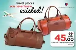 Nesto Leather Travel Handbag asstd. offer